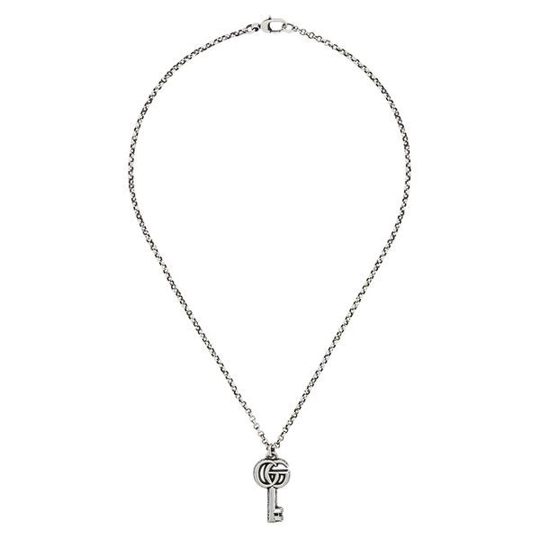 Gucci Gucci GG Marmont Silver Key Necklace YBB62775700100U | La Mine d ...