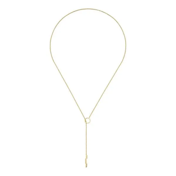 18kt Yellow Gold Gucci Link to Love Lariat Necklace Image 2 La Mine d'Or Moncton, NB