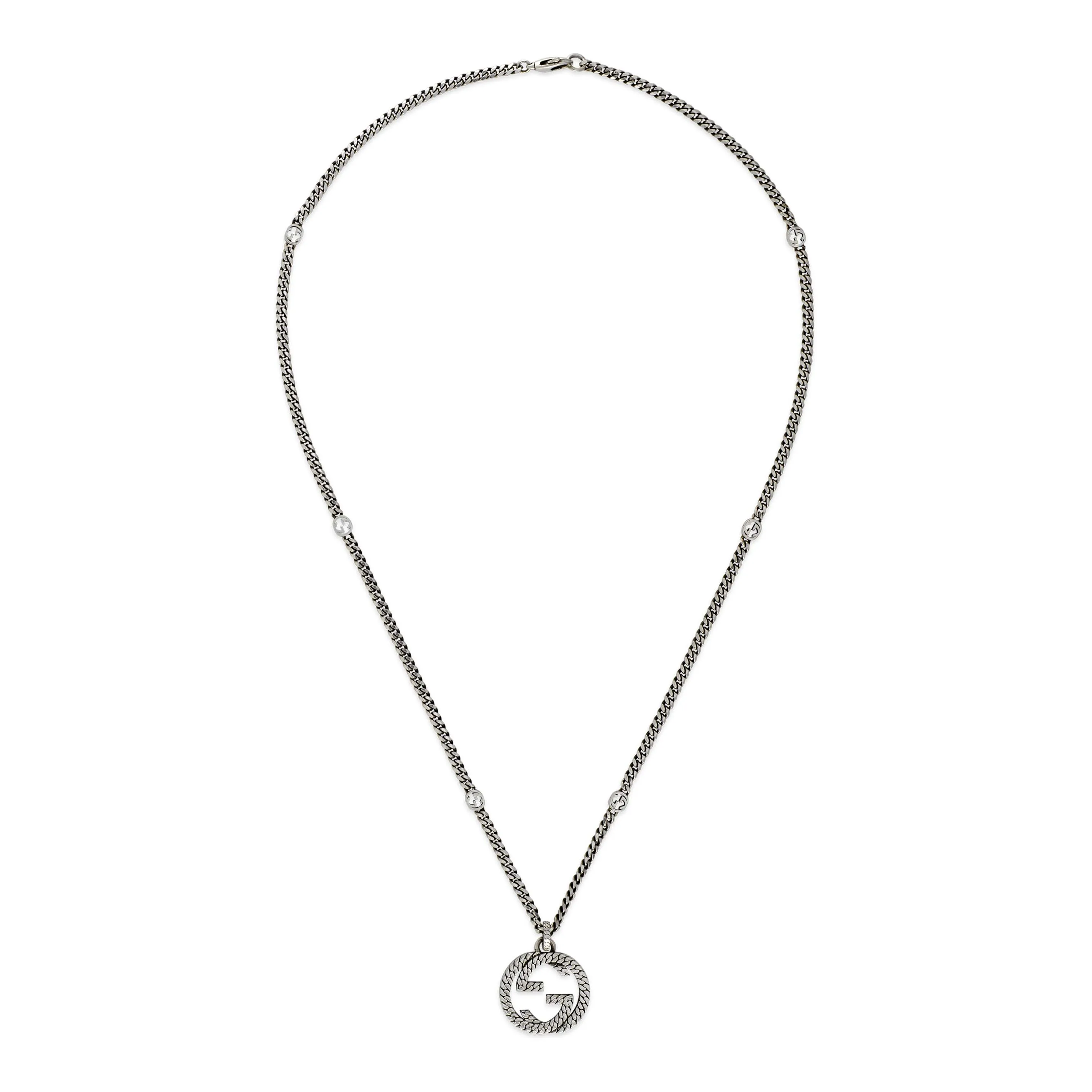 Gucci Interlocking G Silver Pendant La Mine d'Or Moncton, NB