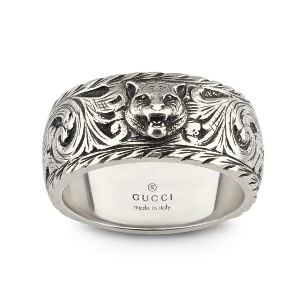 Gucci 10mm Gatto Ring in Sterling Silver Image 3 La Mine d'Or Moncton, NB