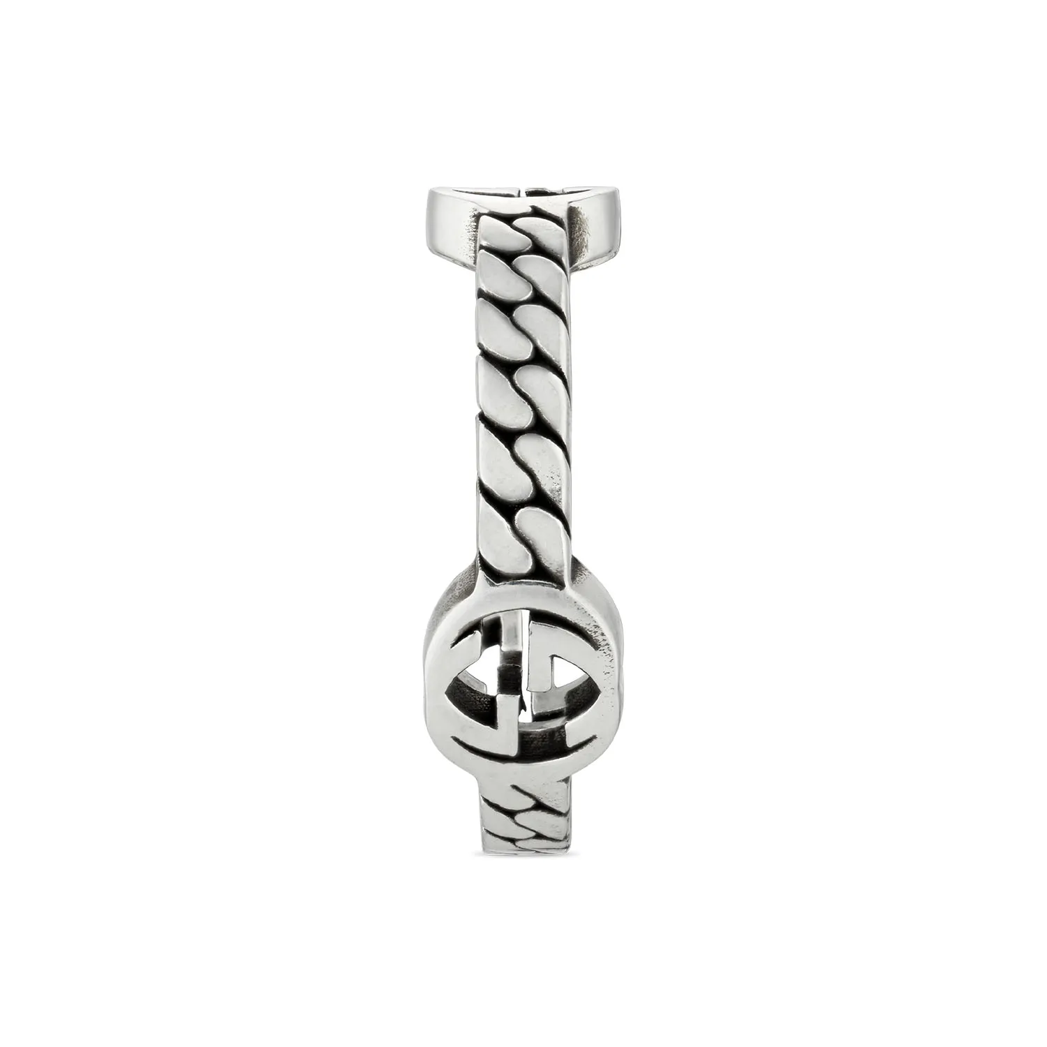 Gucci 5.5mm Interlocking G Monogram Silver Ring Image 2 La Mine d'Or Moncton, NB
