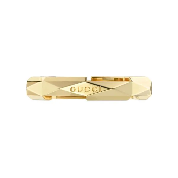 18kt Yellow Gold Gucci Link to Love Stud Ring Image 2 La Mine d'Or Moncton, NB