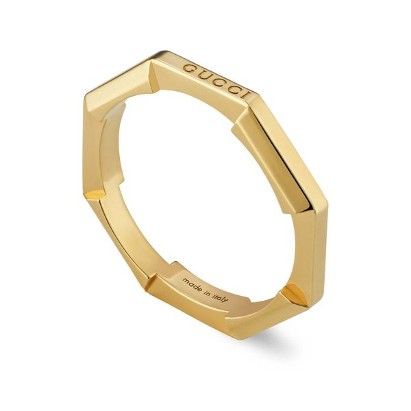 Gucci Link to Love Mirrored Ring 18kt Yellow Gold La Mine d'Or Moncton, NB