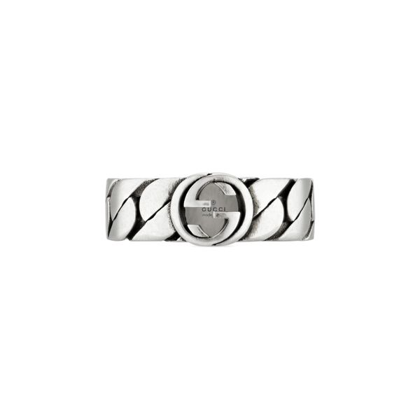 Gucci Interlocking G Silver Ring Image 2 La Mine d'Or Moncton, NB