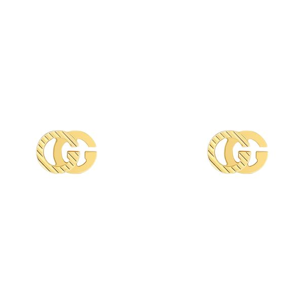 Gucci Running G 18kt Yellow Gold Stud Earrings La Mine d'Or Moncton, NB