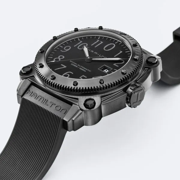 Hamilton Khaki Navy BeLOWZERO Automatic Watch with Black Dial Image 4 La Mine d'Or Moncton, NB