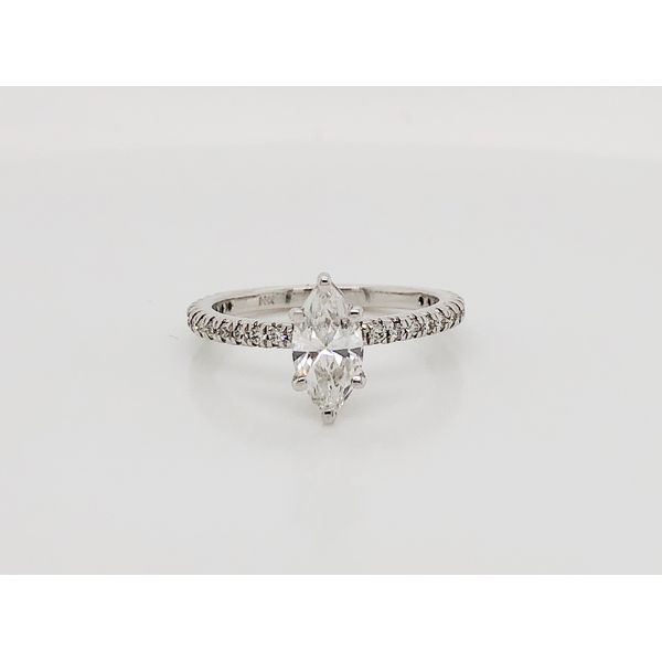 White gold Marquis Diamond Engagement Ring Layne's Jewelry Gonzales, LA