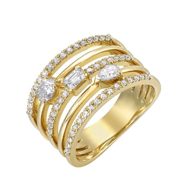 Womens Diamond Fashion Ring Image 2 Layne's Jewelry Gonzales, LA