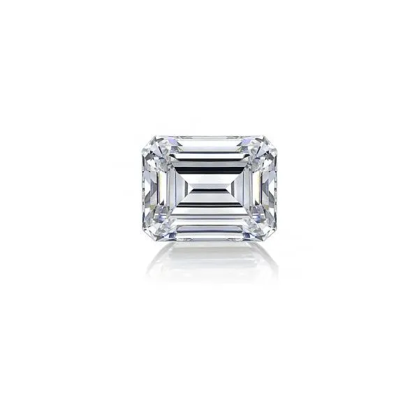 White 14 Karat Engagement Ring with Emerald Cut Diamond Lee Ann's Fine Jewelry Russellville, AR