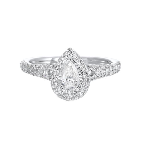 White 14 Karat Engagement Ring Lee Ann's Fine Jewelry Russellville, AR