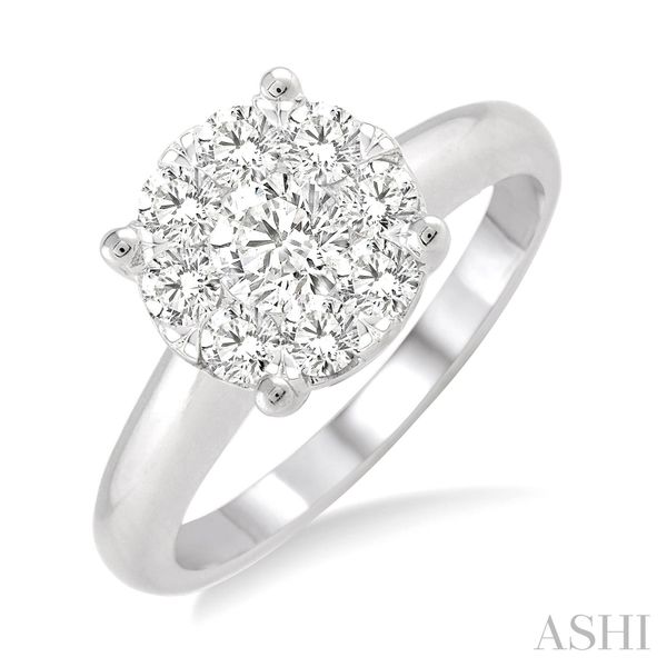 White 14Kt Engagement Ring with 0.70Tw Round G/H Si2 Diamonds Lee Ann's Fine Jewelry Russellville, AR