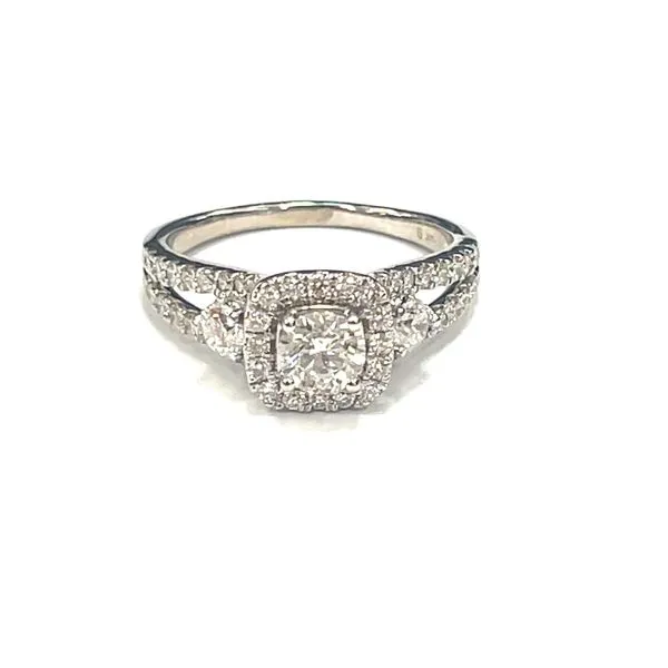 14 Karat White Gold Estate Engagement Ring Lee Ann's Fine Jewelry Russellville, AR