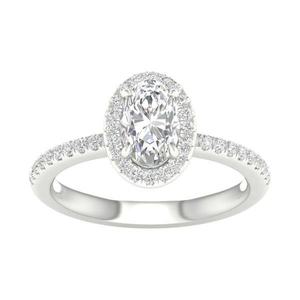 White 14 Karat Engagement Ring with Oval Diamond Lee Ann's Fine Jewelry Russellville, AR