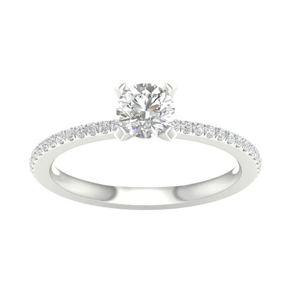 White 14Kt Engagement Ring with Round Diamond Lee Ann's Fine Jewelry Russellville, AR