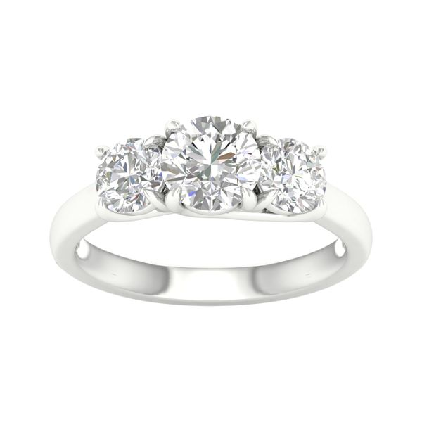 White 14Kt Engagement Ring with Round Diamond Lee Ann's Fine Jewelry Russellville, AR