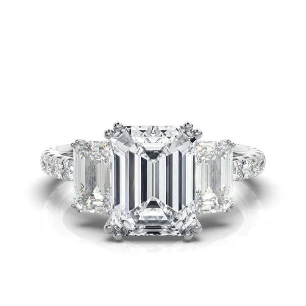 14K White Gold Lab Grown Diamond Engagement Ring Lee Ann's Fine Jewelry Russellville, AR