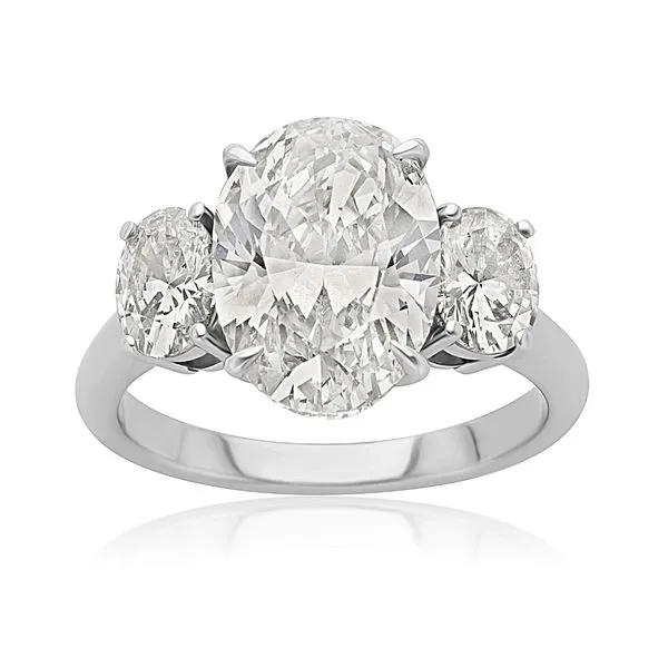 Oval Lab Grown Diamond Engagement Ring Lee Ann's Fine Jewelry Russellville, AR