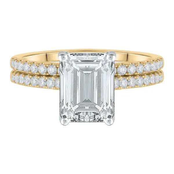 Emerald Cut Lab Grown Diamond Engagement Ring Lee Ann's Fine Jewelry Russellville, AR
