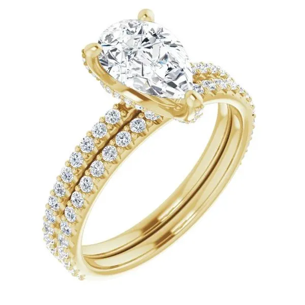 14 Karat Yellow Gold Engagement Ring Lee Ann's Fine Jewelry Russellville, AR