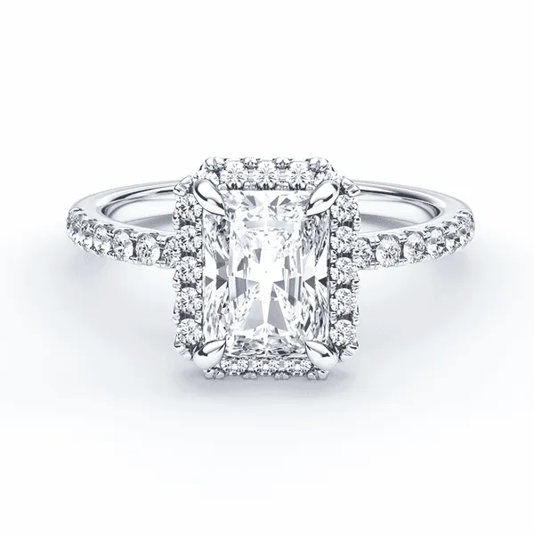 14K White Gold Lab Grown Diamond Engagement Ring Lee Ann's Fine Jewelry Russellville, AR