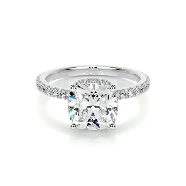 14K White Lab Grown Diamond Engagement Ring Lee Ann's Fine Jewelry Russellville, AR