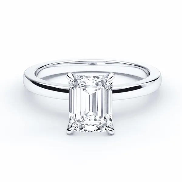 14 Karat White Gold Lab Grown Diamond Engagement Ring Lee Ann's Fine Jewelry Russellville, AR