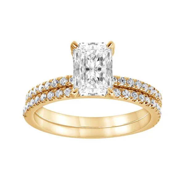 Emerald Cut Lab Grown Diamond Engagement Ring Lee Ann's Fine Jewelry Russellville, AR