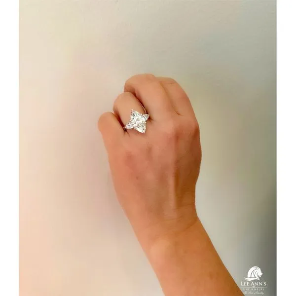 14 Karat White Gold Engagement Ring Image 2 Lee Ann's Fine Jewelry Russellville, AR