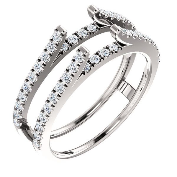White 14 Karat Diamond Ring Enhancer Lee Ann's Fine Jewelry Russellville, AR