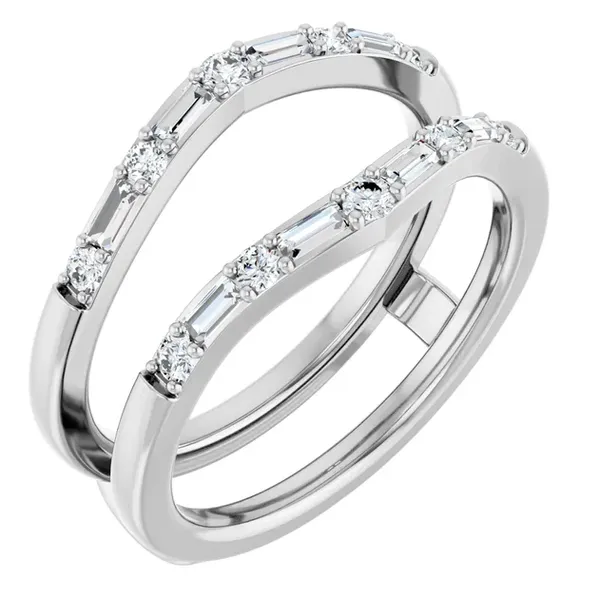 White 14K 1/2 CTW Diamond Ring Guard Lee Ann's Fine Jewelry Russellville, AR