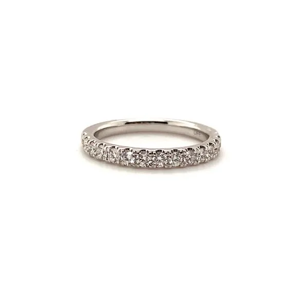 14K White Gold Diamond Wedding Band similar item image
