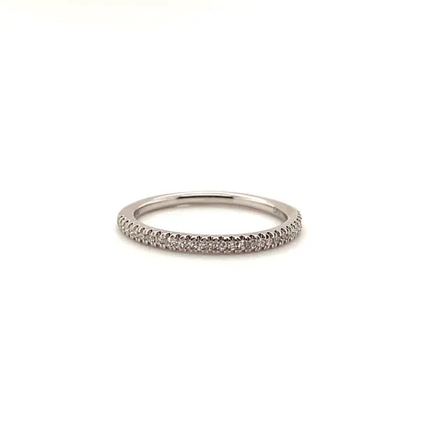 14K White Gold Diamond Wedding Band similar item image