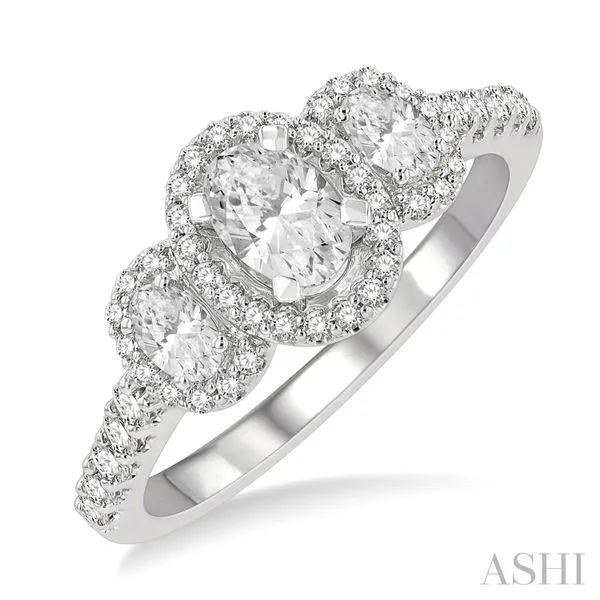 White 14 Karat Anniversary Ring