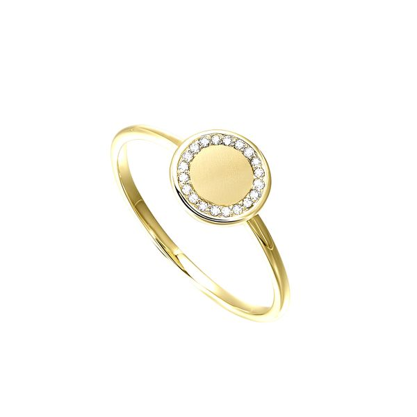 10 Karat Yellow Gold Signet Fashion Ring Lee Ann's Fine Jewelry Russellville, AR