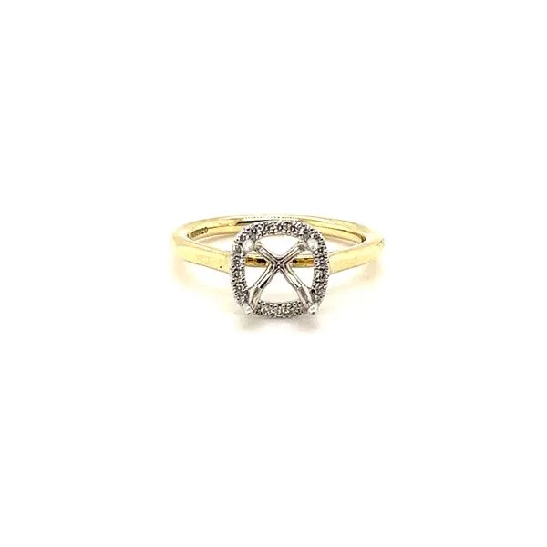 Yellow 14 Karat Semi-Mounting Ring