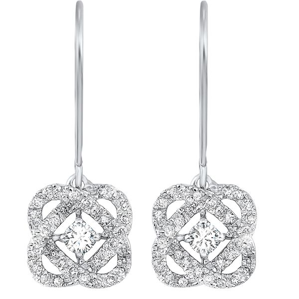.50 CT TW Diamond Love's Crossing Earrings Lee Ann's Fine Jewelry Russellville, AR