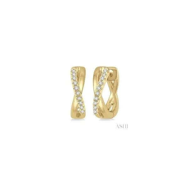 10 Karat Twist Earrings