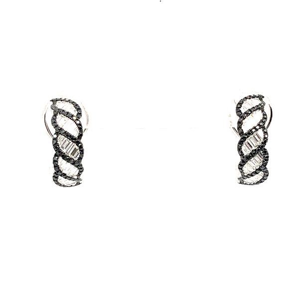 18K White Gold Small Hoop Earrings Lee Ann's Fine Jewelry Russellville, AR
