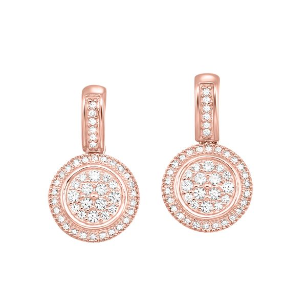 Rosé 14 Karat Diamond Earrings Lee Ann's Fine Jewelry Russellville, AR