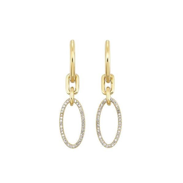 14K Yellow Diamond Earrings Lee Ann's Fine Jewelry Russellville, AR