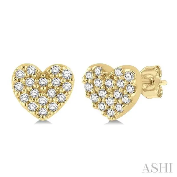 10K Yellow Heart Earrings Lee Ann's Fine Jewelry Russellville, AR