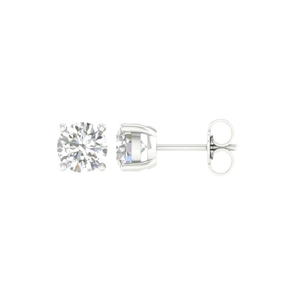 White 14K Gold Diamond Earrings Lee Ann's Fine Jewelry Russellville, AR