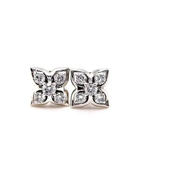 Sterling Silver Lab Grown Diamond Earrings Lee Ann's Fine Jewelry Russellville, AR