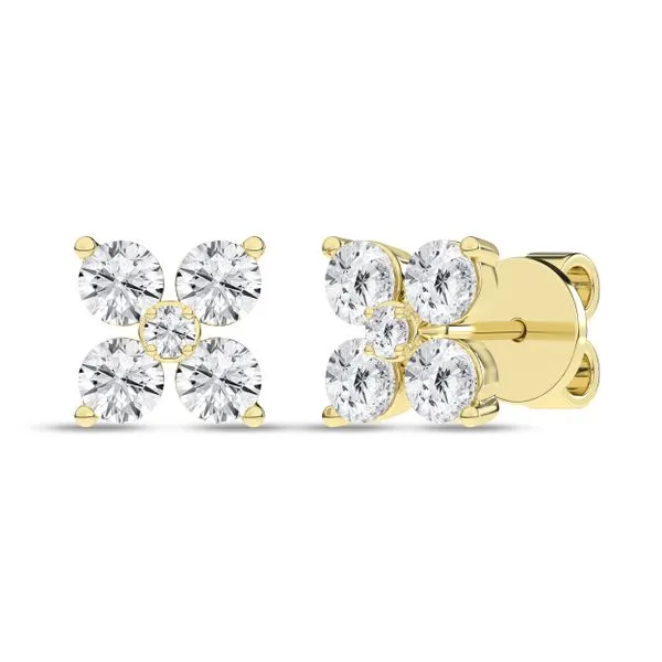 14K Yellow Round Earrings Lee Ann's Fine Jewelry Russellville, AR