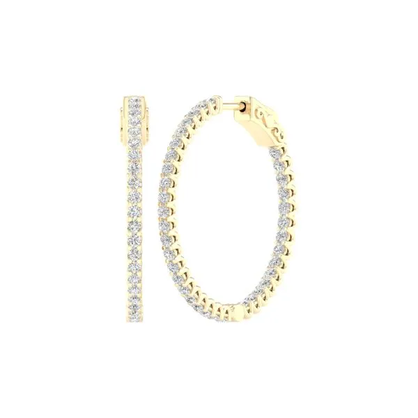 14K Yellow Hoop Earrings Lee Ann's Fine Jewelry Russellville, AR