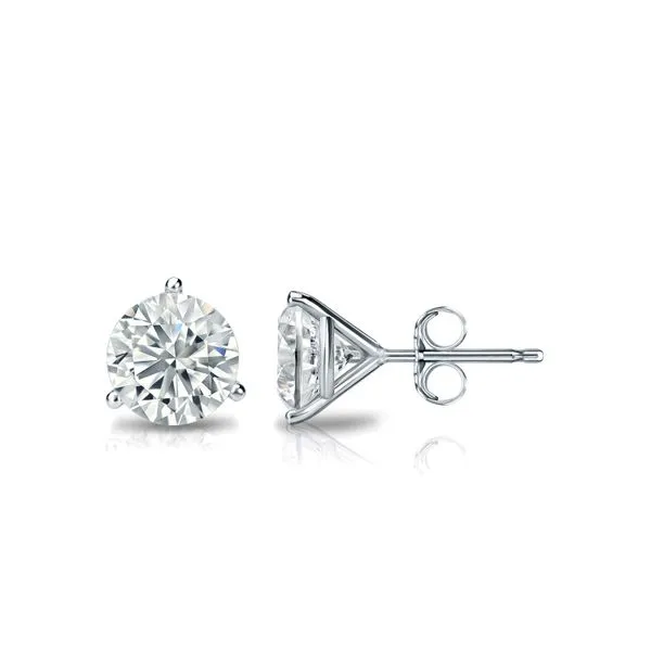 White 14 Karat Diamond Earrings Lee Ann's Fine Jewelry Russellville, AR
