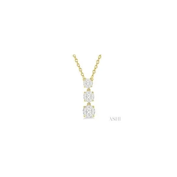 Three Stone Lovebright Diamond Pendant Lee Ann's Fine Jewelry Russellville, AR