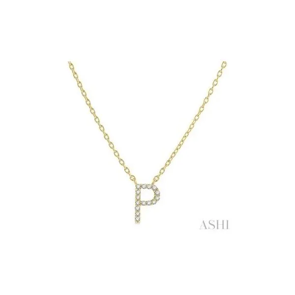 10K Yellow Gold P Pendant Lee Ann's Fine Jewelry Russellville, AR