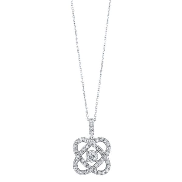 White 14 Karat Love's Crossing Pendant Lee Ann's Fine Jewelry Russellville, AR
