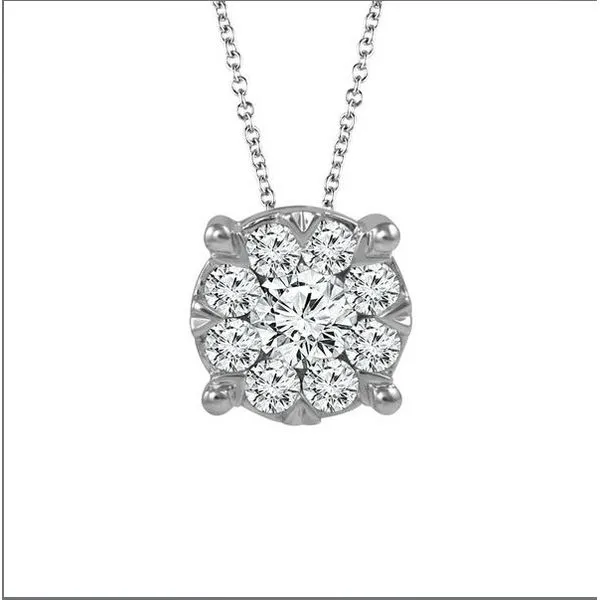 White 14 Karat Diamond Pendant Lee Ann's Fine Jewelry Russellville, AR